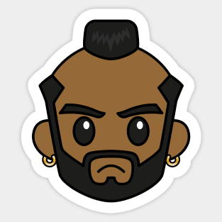 Mr T Sticker